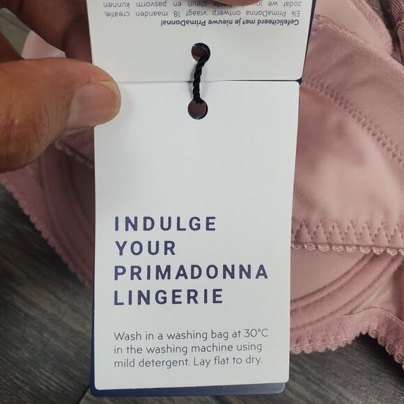 Prima Donna Monterrey Bra 42D Pink Lace NWT Luxury Delicate Boudoir Style - Picture 8 of 11